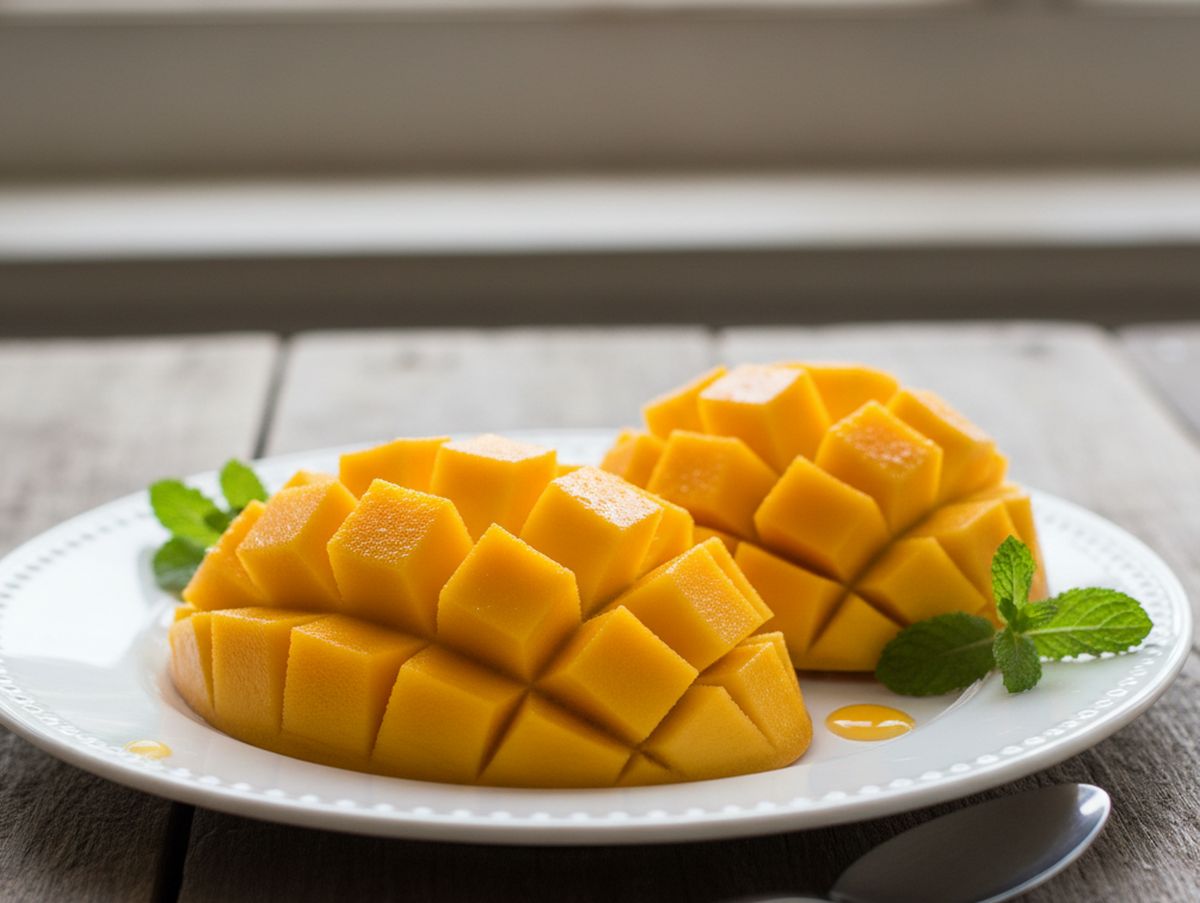 Comment couper une mangue en tranches sans gaspiller la chair