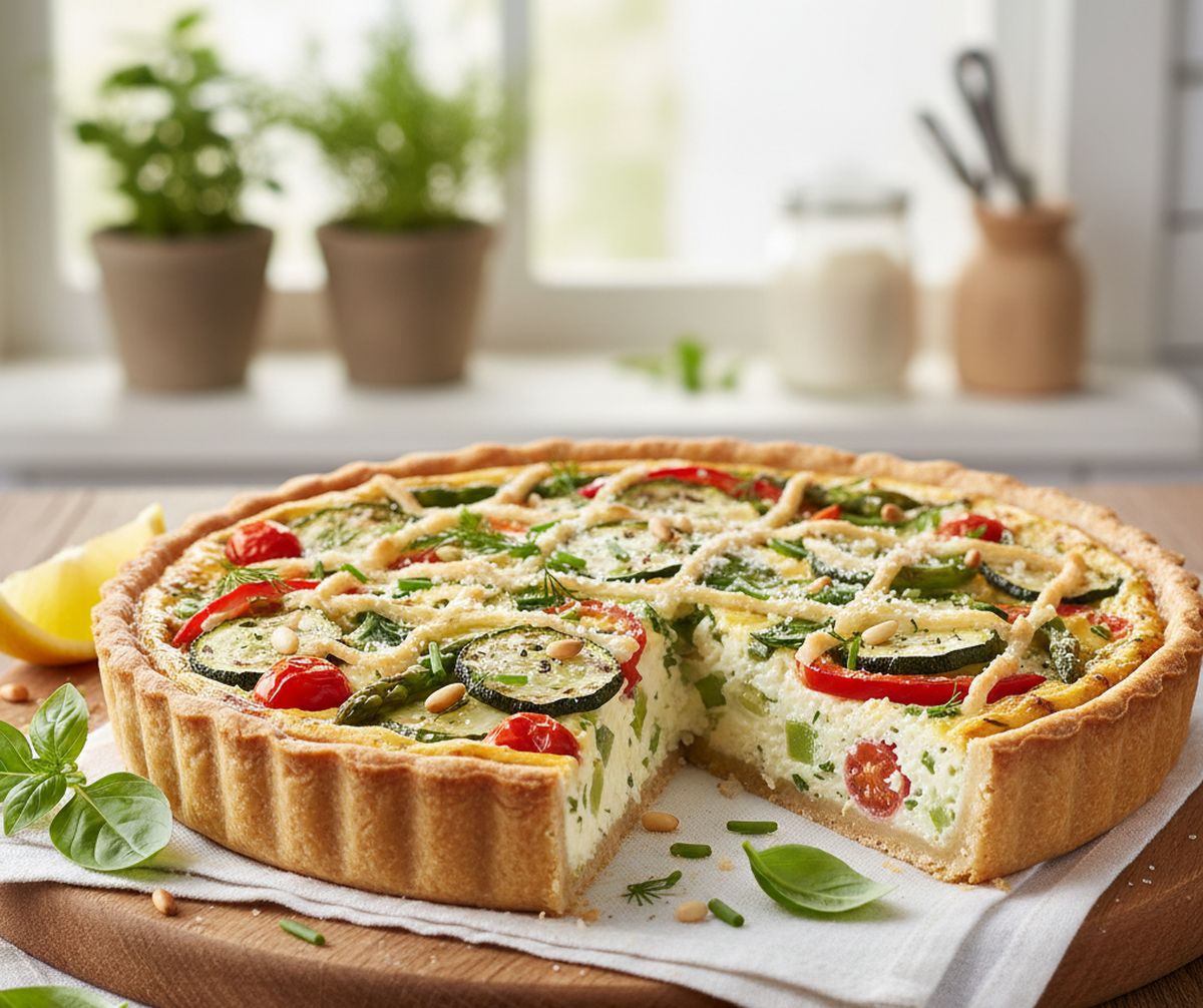 Quiche aux légumes légère, facile et rapide
