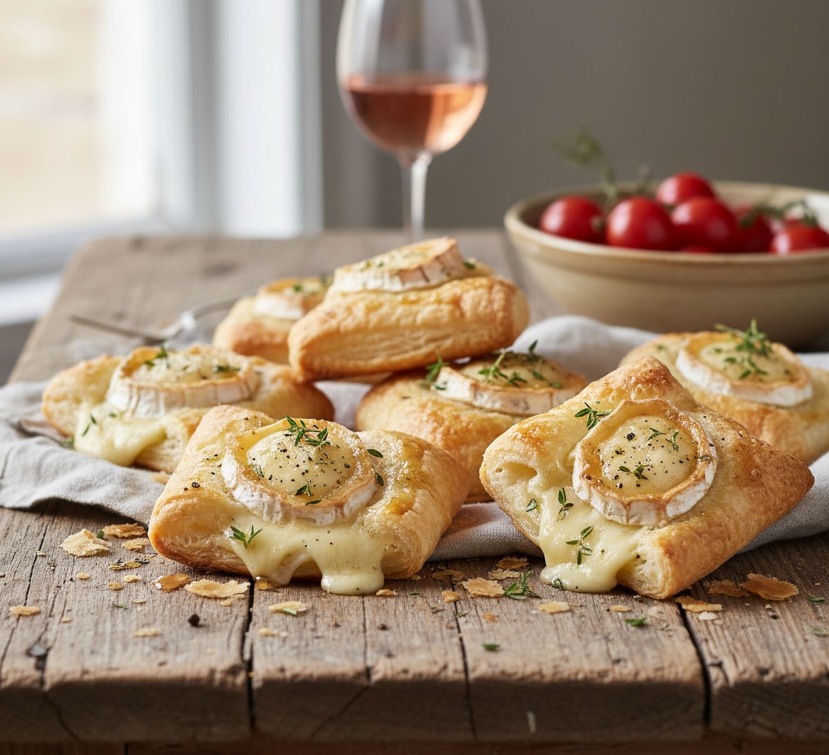 Recette chèvre en feuilleté