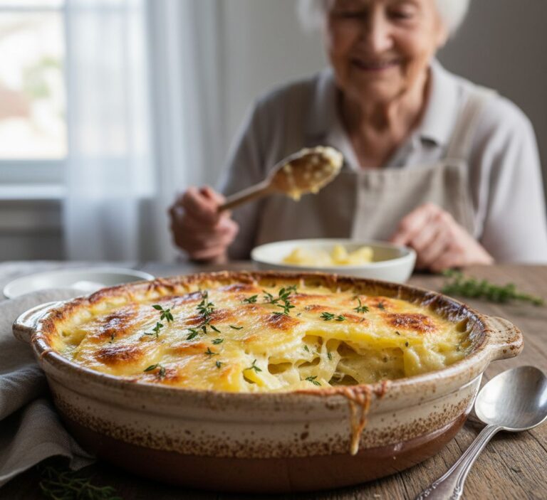 Recette du gratin de pommes de terre grand-mère : un plat facile, réconfortant et savoureux