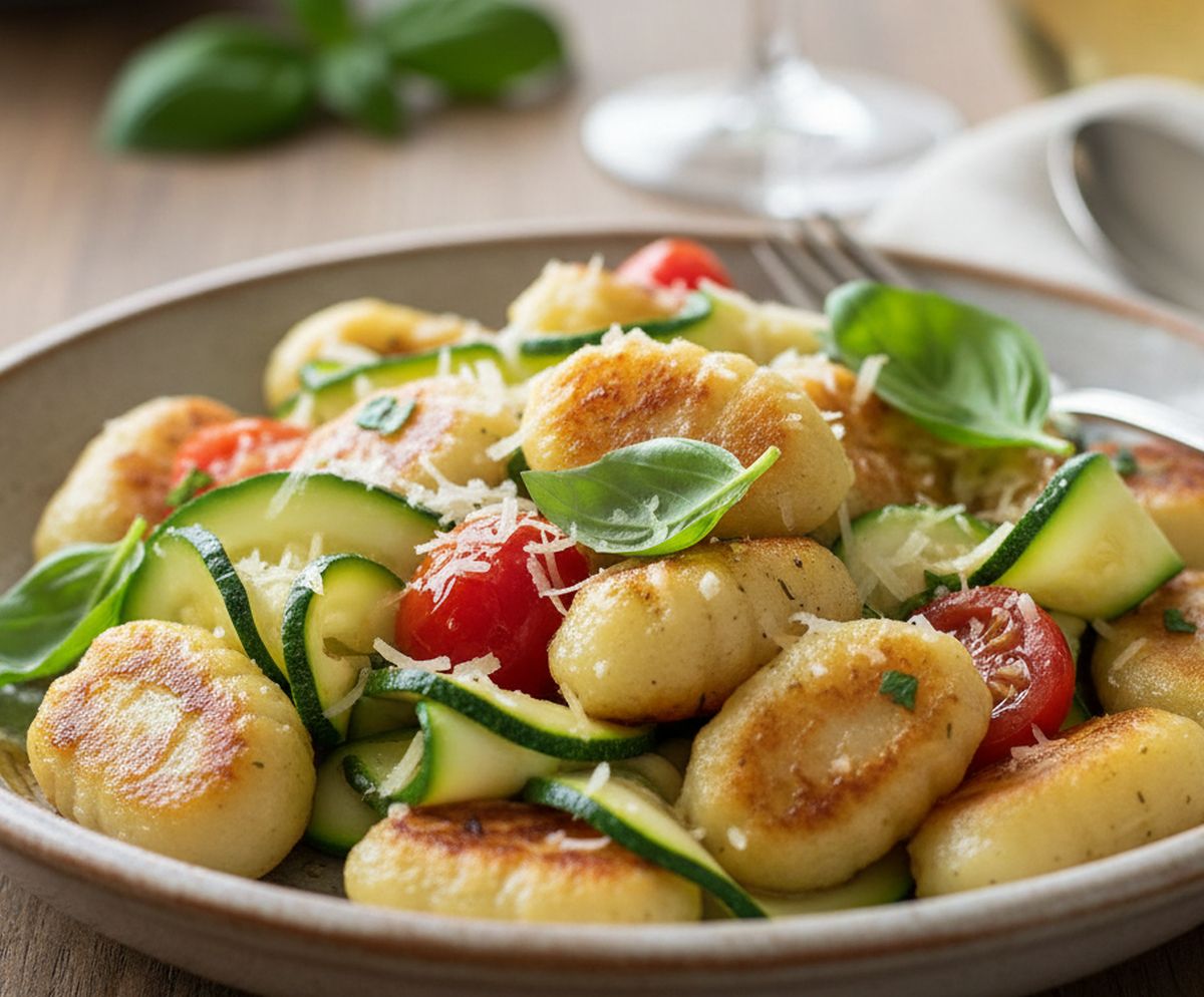 gnocchis à la courgette