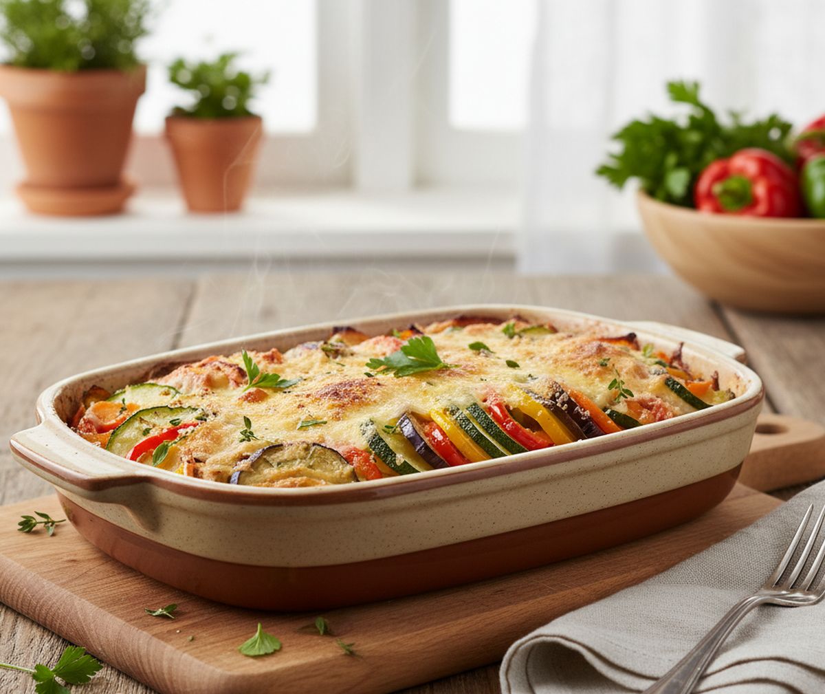 gratin de légumes facile et léger