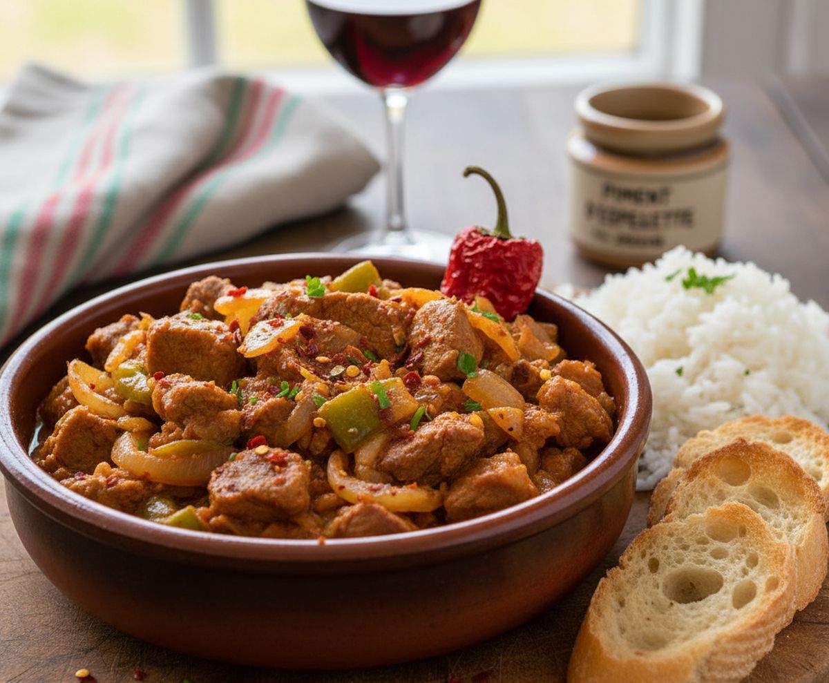 Axoa de veau au piment d'Espelette : recette basque traditionnelle