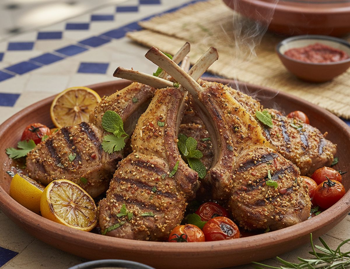 Recette côtelette d'agneau à la marocaine saveurs épicées et cuisson parfaite