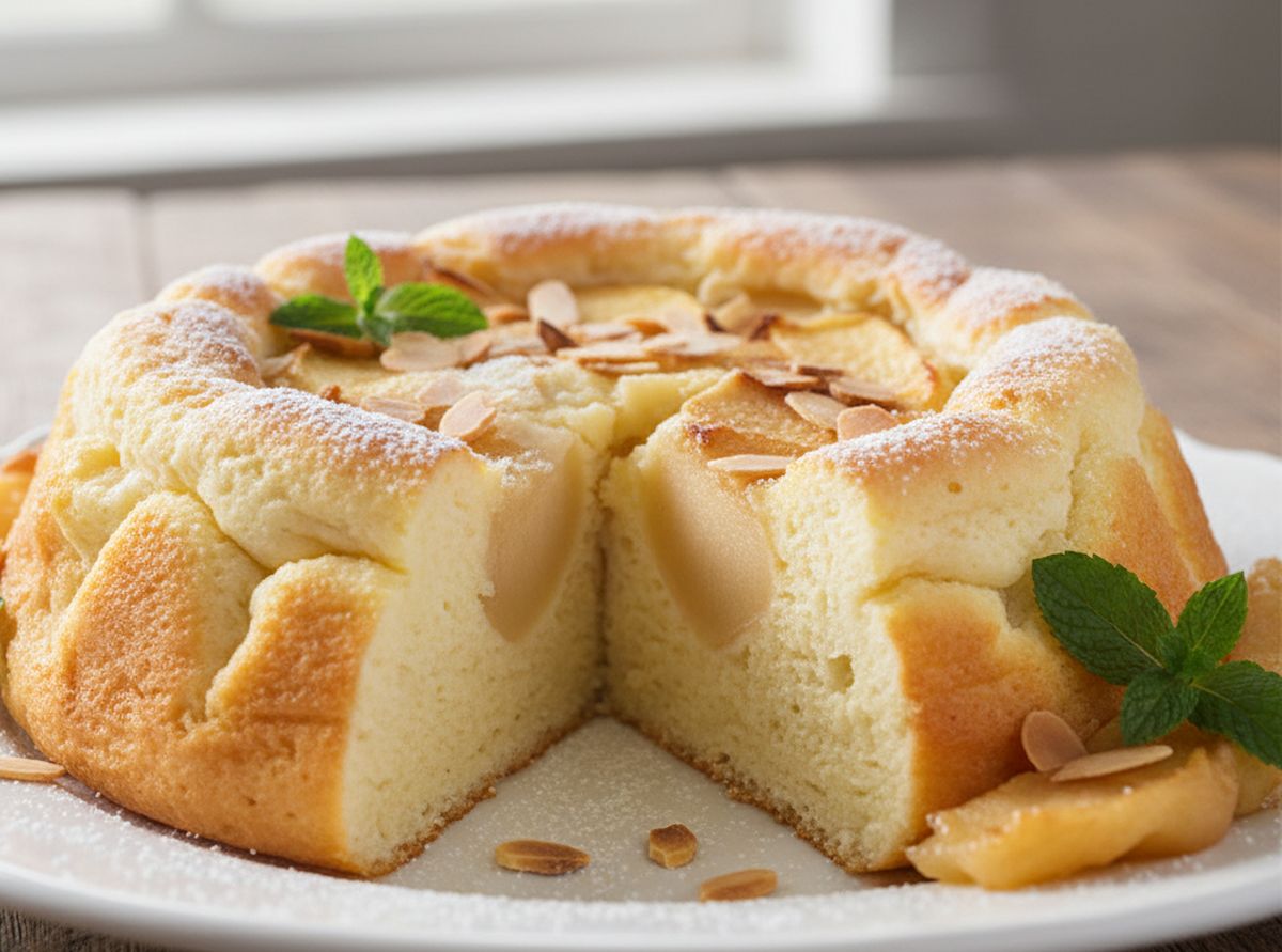 clafoutis léger et moelleux aux pommes