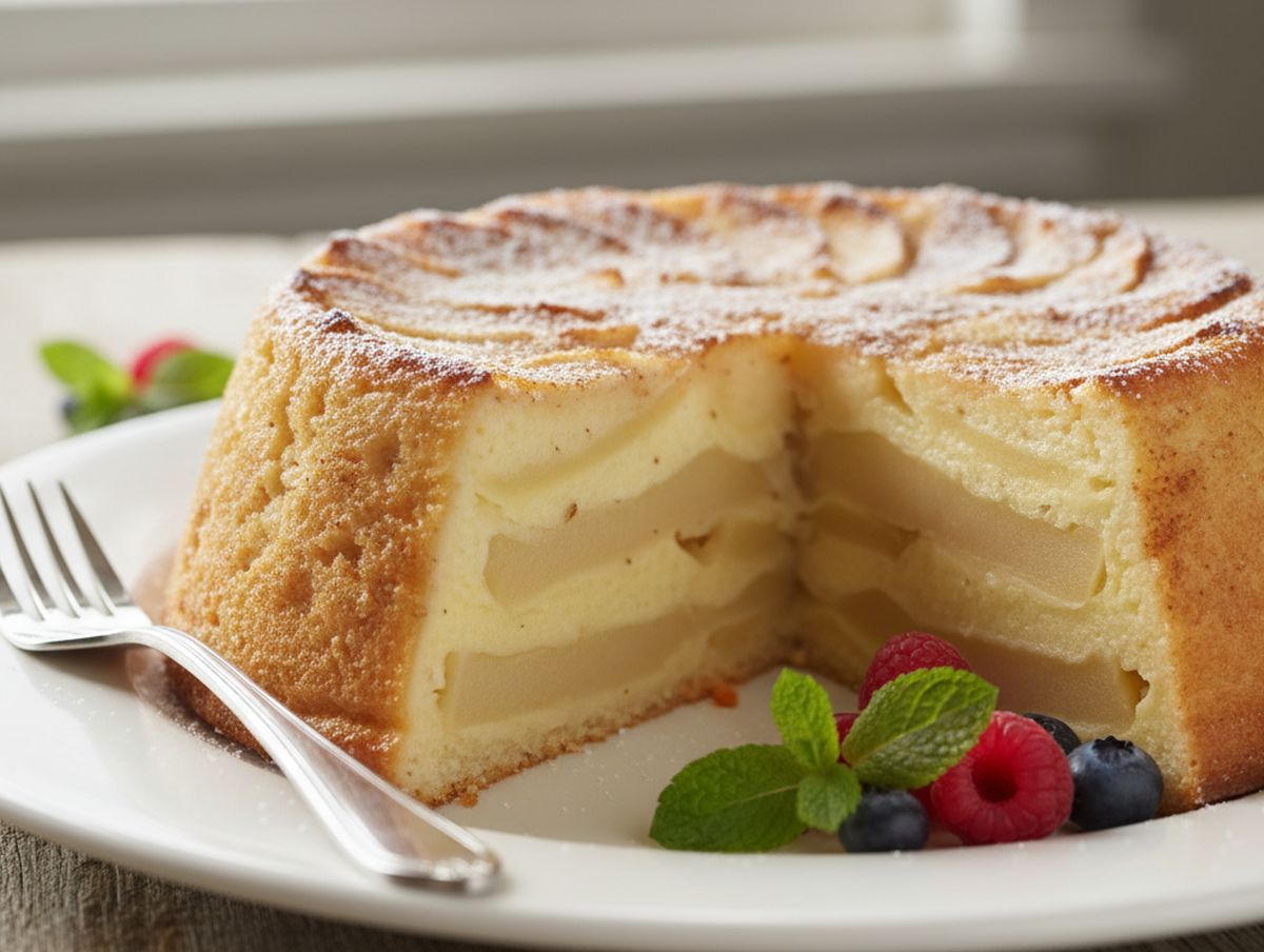 recette flan aux pommes léger