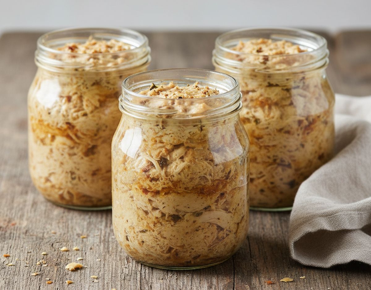 Recette de rillettes légères de poulet maison facile et rapide