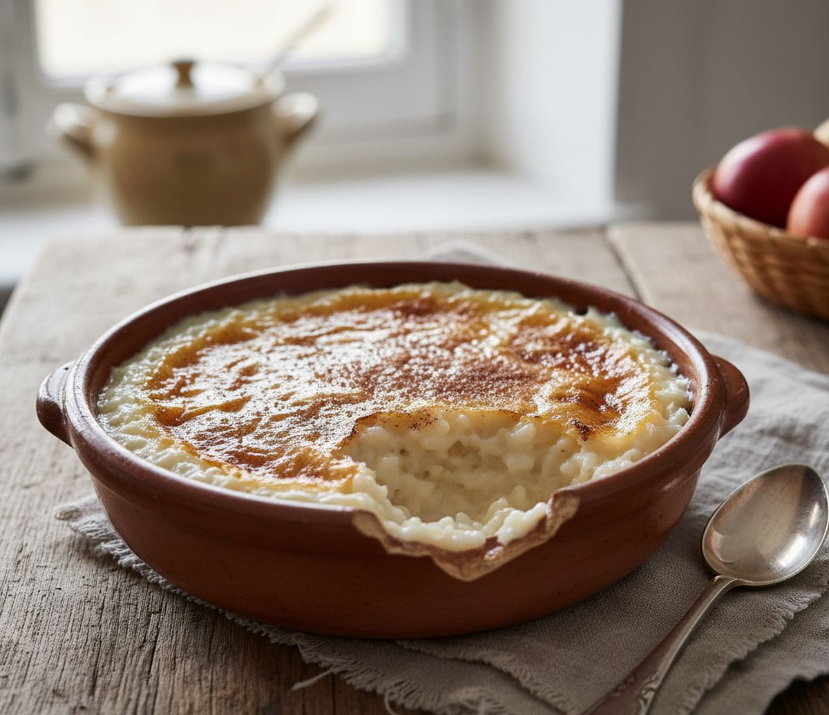 Recette riz au lait façon grand-mère le dessert crémeux et vanillé à l'ancienne