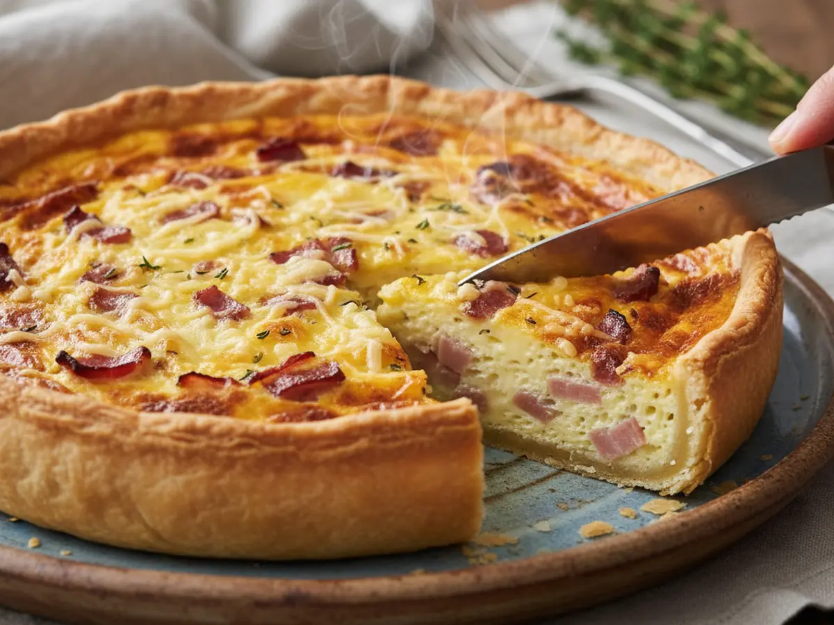 Quiche lorraine légère sans crème la recette savoureuse et facile pour tous les jours