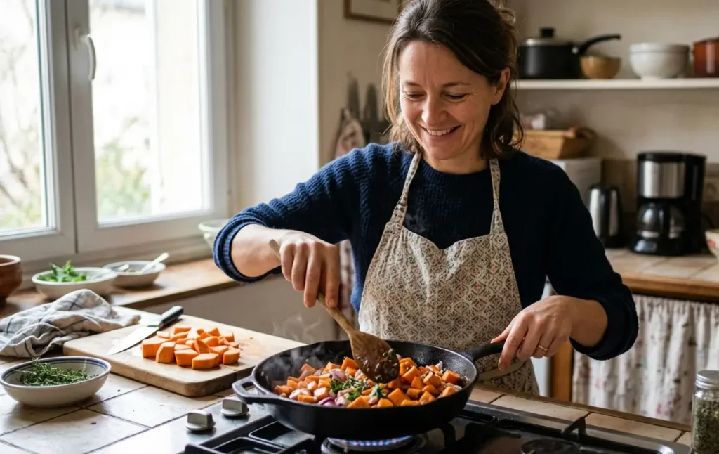 Recette patate douce : cuisson au four, frites croustillantes et purée fondante