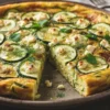 Frittata de courgettes à la feta au four